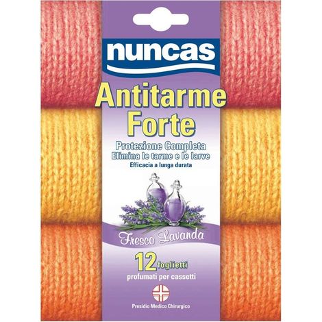 Nuncas Antitarme Proteggitessuti - Fresco Lavanda - 12 Foglietti (1/6)