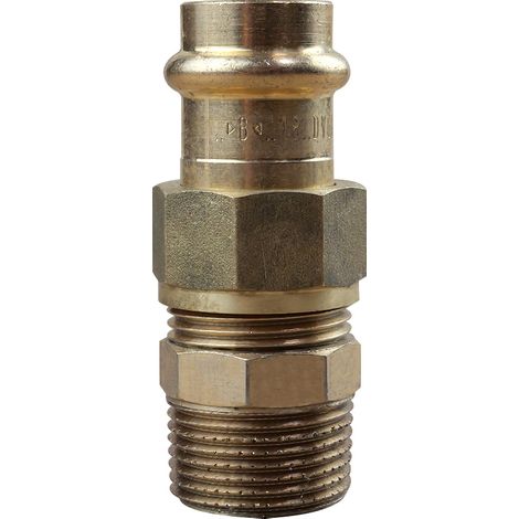 Raccord Union droit Mâle Femelle Ø18 x 3/4" (20/27) à sertir et à visser (1/3)