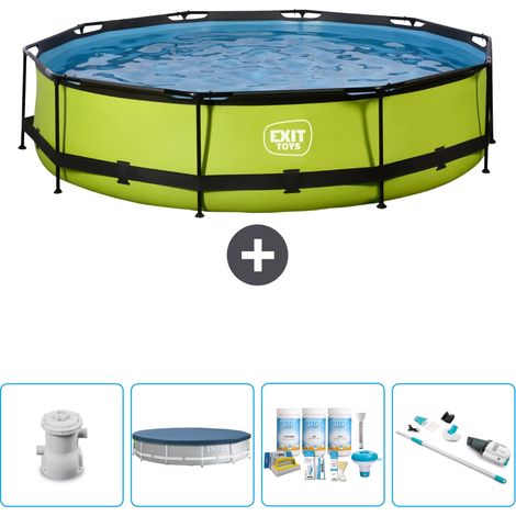 Exit Pool Rund - 360x76 cm - 5-teilig SCB19 (1/4)
