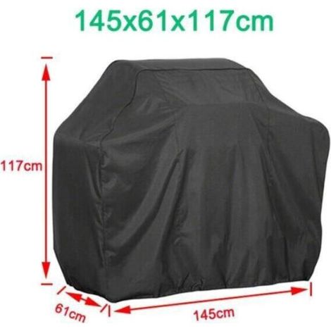 Accessoires pour barbecue, housse de protection étanche, 145 x 61 x 117 cm - AquaForge (1/5)