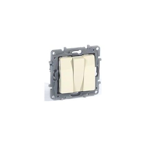 Interrupteur Legrand niloe 10ax thermoplastique glossy 10AX 250V