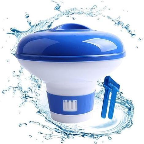 Doseur flottant pour piscine de 12,7 cm, pour jacuzzi, piscine, parc aquatique, spa (1/4)