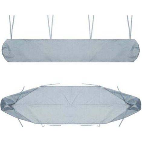 Housse de protection pour store banne 4 m – Gris, anti-poussière et imperméable, housse de rangement pour auvent de terrasse et jardin (1/5)
