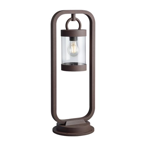 Lampione da giardino Sambesi rame 60cm E27 IP44 Trio
