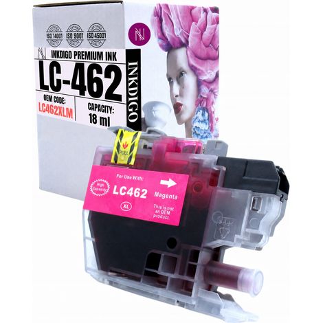 Inkdigo LC462M Tinte kompatibel mit Brother MFC-J2340DW und MFC-J3540DW TÜV-zertifiziert (1/5)
