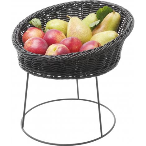 Présentoir buffet pour corbeille de fruits et pain, diamètre 250x180 mm - Hendi 426814 (1/4)
