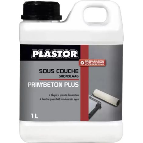 Sous-Couche Béton PLASTOR Prim'Béton Plus 1 L