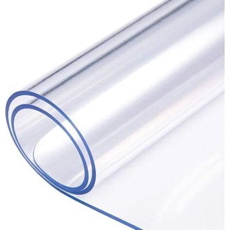 2mm Clear PVC Table Cover 90x140cm Waterproof Oil Resistant Anti-Slip Anti-Scratch Easy Care Eco-Friendly (1/5)