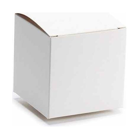 Scatola classica color avorio, set da 50 pezzi, cm 9 x 9 x 9 H