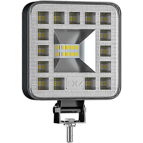Mini projecteur LED ultra-lumineux de 7,6 cm (3 pouces) avec 23 LED, idéal pour la conduite automobile, les antibrouillards et les travaux sur véhicules (camion, voiture, moto, quad). (1/5)