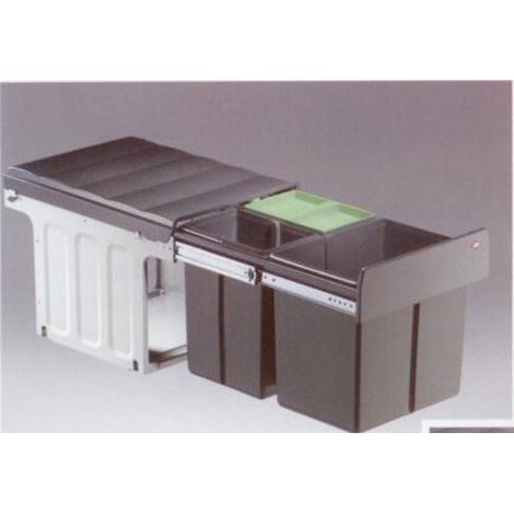 WESCO 857721-11 Einbau Abfallsammler Profiline Bio-Trio-Maxi 40 DT
