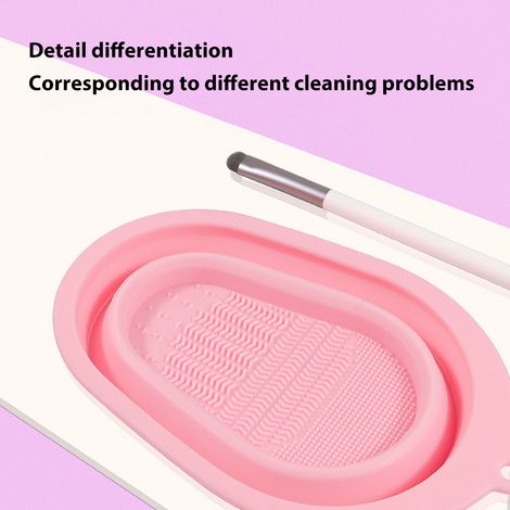 Tapis de Nettoyage en Gel de Silicone pour Pinceaux et Éponges de Maquillage (1/5)