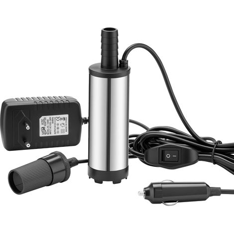 Mini bomba 12-15l/min para agua y gasoil 8500 rpm, bomba sumergible para la extracción de líquidos (1/5)
