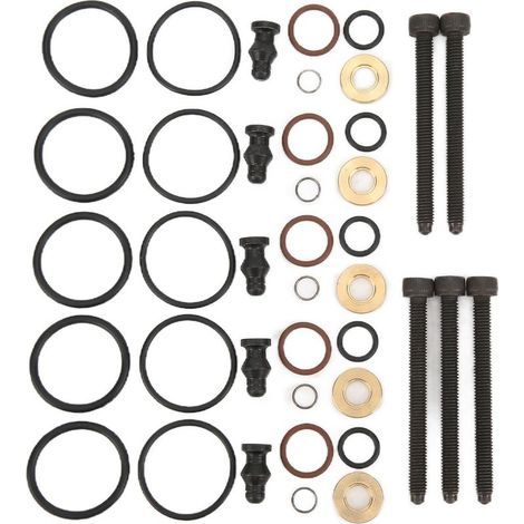 Kit de joints d'injecteur de carburant de voiture avec 5 boulons 038198051B de remplacement pour 2.5TDI R5 128kw 174hp 2003-2010 (1/5)