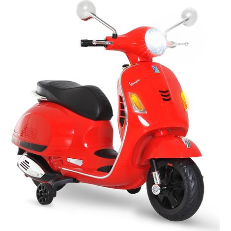 Moto Elettrica per Bambini Piaggio Vespa GTS 6V Rosso (1/5)
