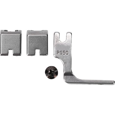 Lot de 2 Pieds de Rassemblement P950 Machine à Coudre Industrielle Accessoire Presseur Tout Métal (1/5)