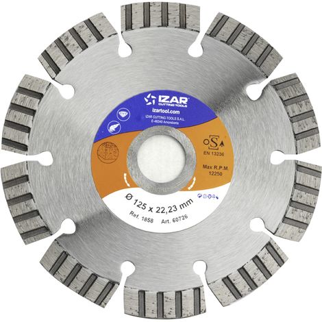 Disco 115 x 10 mm Diamante Turbo Obra General -1858- IZAR (1/4)