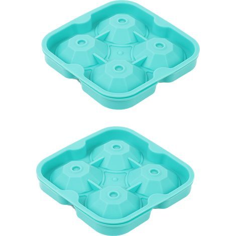 Ice Cube Tray - Diamond Shape - Food Grade Silicone - For Whiskey Cocktails And Beverages - 1 Unit (1/4)