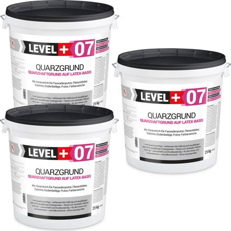 LEVEL+ Quarzgrund Grundierung Putzhaftgrund Holz OSB L+07 - 75KG