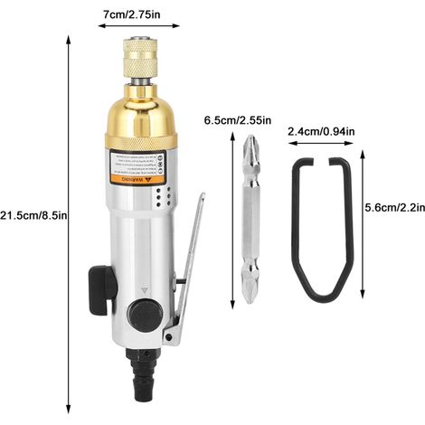 Tournevis pneumatique 1/4" KP-8041 10 500 tr/min - Exclusivité entrepôt à l'étranger (1/5)
