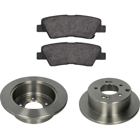 KIT FRENI POSTERIORI compatibile con KIA SOUL (AM) - DISCHI + PASTIGLIE OEM: FDB4387 / 18075 /SOSTITUZIONE DIRETTA/BASSA POLVERE/SILENZIOSO (1/5)