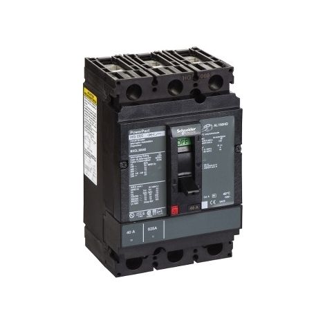 Schneider NHGL36040 DISJONCTEUR BOITIER MOULE Powerpact H - Circuit breaker 150A - With terminals - 35Ka - Tmd - 40A - 3P 3D
