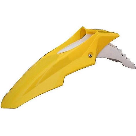 Garde-boue Supermoto Motocross Dirt Bike 2072680001 pour Kawasaki DRZ RMZ XT TW (Blanc Jaune)