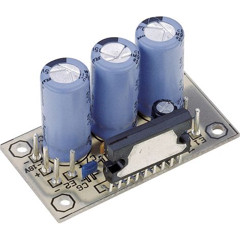 Conrad Components  Stereo-Verstärker Bausatz 9 V/DC, 12 V/DC, 18 V/DC 20 W 2 Ω