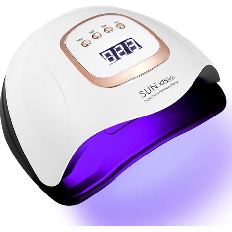 Lampara Uv Led - 380 W - 81 Led - Pantalla Lcd - Temporizador 10s 30s 60s 99s - Para Esmaltes Semipermanentes Geles Y Barnices - Unidad (1/5)
