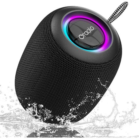 Mini Portable Bluetooth Speaker, IPX7 Waterproof, 15W Wireless Speaker, Powerful Bluetooth 5.3 Speakers with TWS Pairing, for Parties, Beach, Hiking, Travel (1/5)