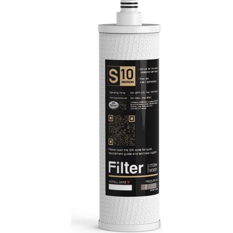 Cartouche de filtre de remplacement M3001 mise à jour (S) - Cartouche filtrante à sédiments - 1ère étape pour système de filtre à eau SK99, SP99, SK99 NOUVEAU et SP99 NOUVEAU (1/3)