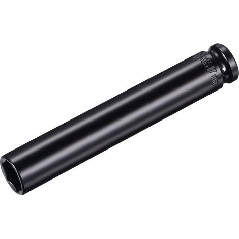 Douille Impact 17mm 1/2" Empreinte Profondeur Traité thermiquement douille à choc CR-V Acier 150mm Longueur 6 points Dimensions métriques (1/5)