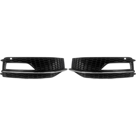 Rejilla para faros antiniebla, material ABS duradero, reemplazo directo, 1 par (1/2)