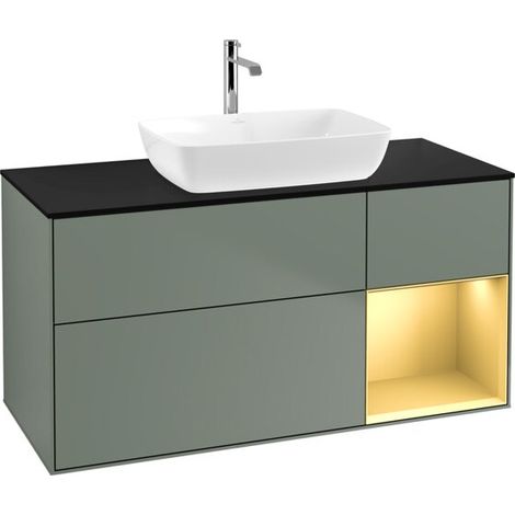 Villeroy & Boch F832HFGM Meuble sous-lavabo Finion F83 (1/2)