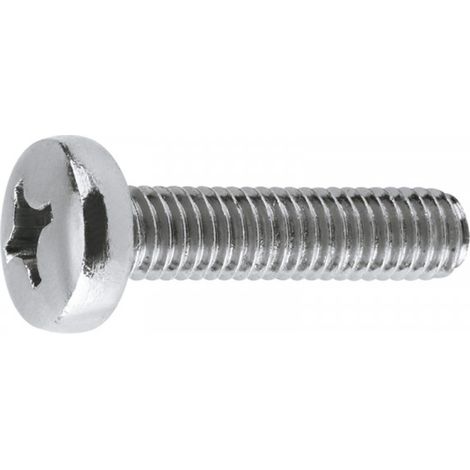 DIN 7985 - VITE METRICA TESTA OVALE PHILLIPS ZINCO 04X035 ( 250 pz.) (1/2)