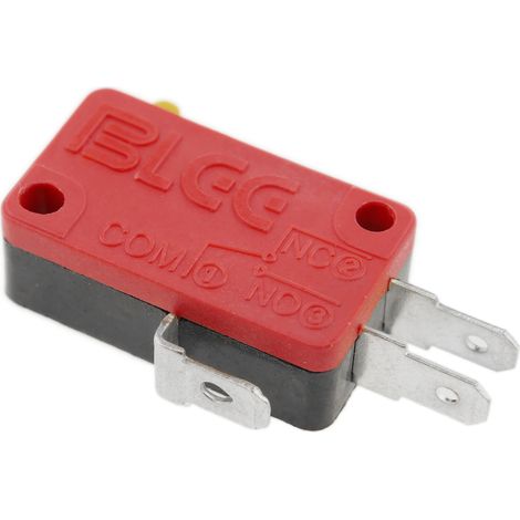 BeMatik - Micro interruptor momentáneo 1NO 1NC 250V 15A SPDT 35x18x10mm