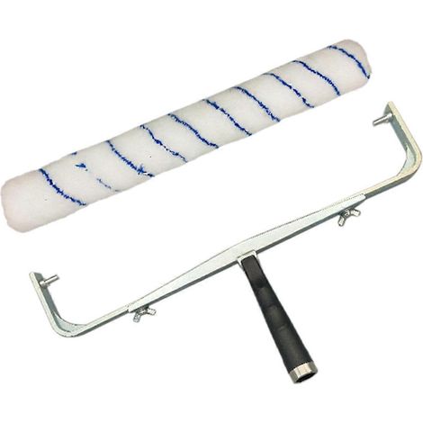 Rouleau à peinture de 45 cm (18 pouces), cadre et manche en alliage d'aluminium, outil idéal pour la décoration murale de votre maison. (1/5)