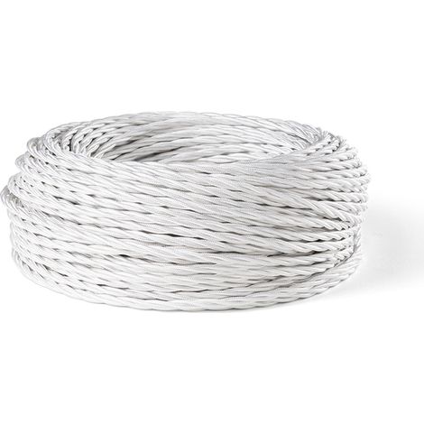 Cavo Elettrico A Treccia 10M Bianco