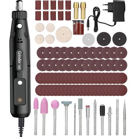 Outils Rotatif MultifonctionAvec 104 Accessoires, Outil Rotatif sans fil (1/5)