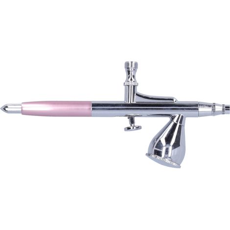 Pistolet à peinture, pulvérisateur de peinture, kit de pulvérisation de peinture pour maquettes G1/8 DIY, G-192T rose. (1/5)