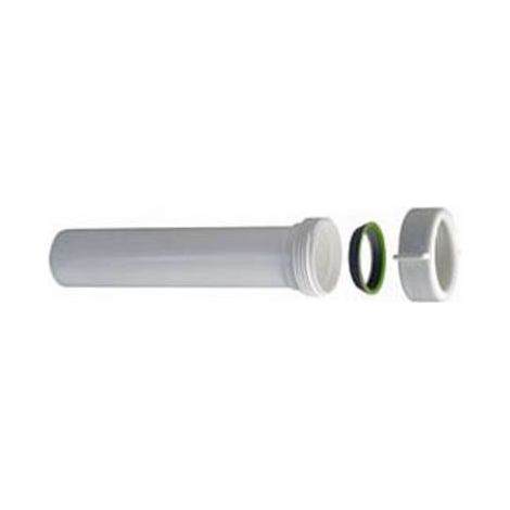 PROLUNGA UNIVERSALE COMPLETA BIANCA DM. 40 Misura: 1"1/2 x 230 mm.