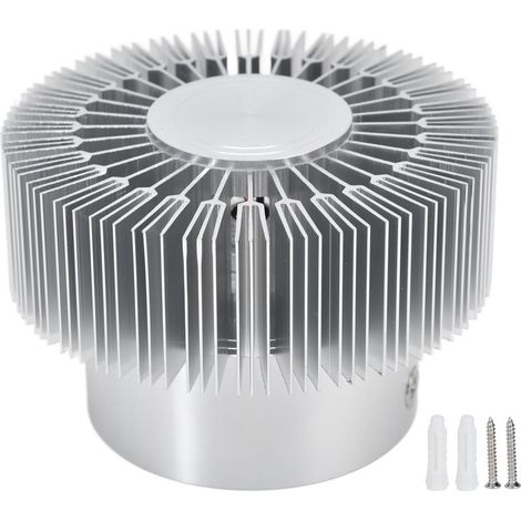 Plafonnier LED 3W Forme Soleil, Lumière Chaude Économique pour Couloir et Porche (1/5)