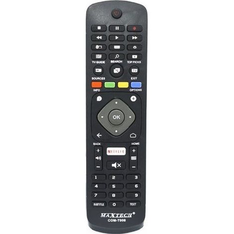 MaxTech - Telecomando Compatibile Con Philips Tv Smart Led Lcd Plasma Serie Tv Com-t008 - (1/2)