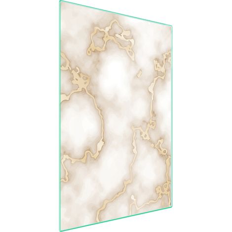 Schneidebrett aus Glas, 35 x 52 cm, Marmor (1/5)