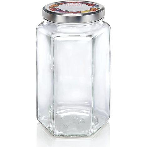 Leifheit Bocal Hexagonal Transparent 1700 ml