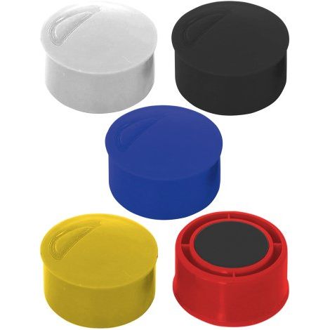 Plots magnétiques-aimants Ø 12 mm couleurs assorties - Lot de 10