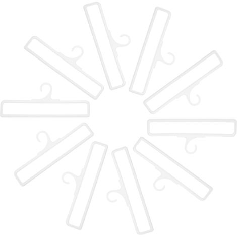 Cintres en plastique pour serviettes et couvertures, présentoir portable la vente au détail, (1/5)