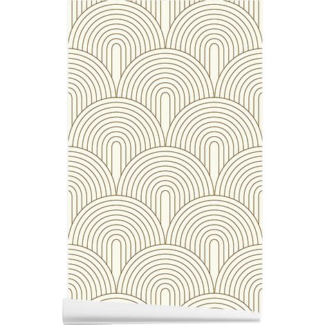 Papel pintado geométrico moderno, autoadhesivo e impermeable, decorativo, para muebles, salón, baño, dormitorio, armario, puerta, pared, 44 x 1000 cm.