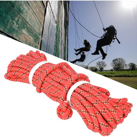 Corde de secours 10m pour alpinisme, randonnée et équipement de survie (1/5)
