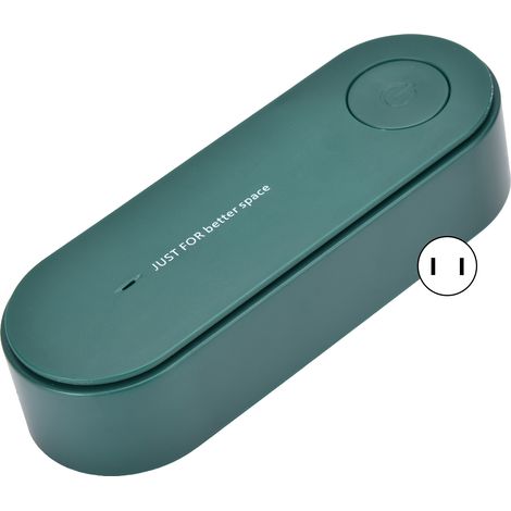 Purificateur d'air 20 millions d'ions négatifs, déodorisation, formaldéhyde, fumée secondaire, PM2.5, odeurs, pour chambre AC90-240V, vert, prise américaine (1/5)